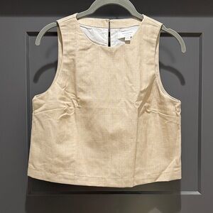 Banana Republic Linen Crop Top